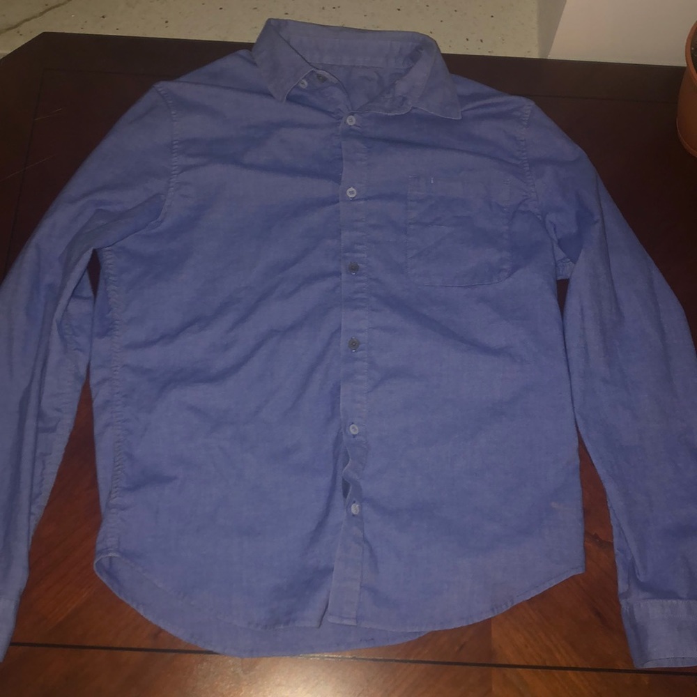 Lululemon blue button down shirt. Large